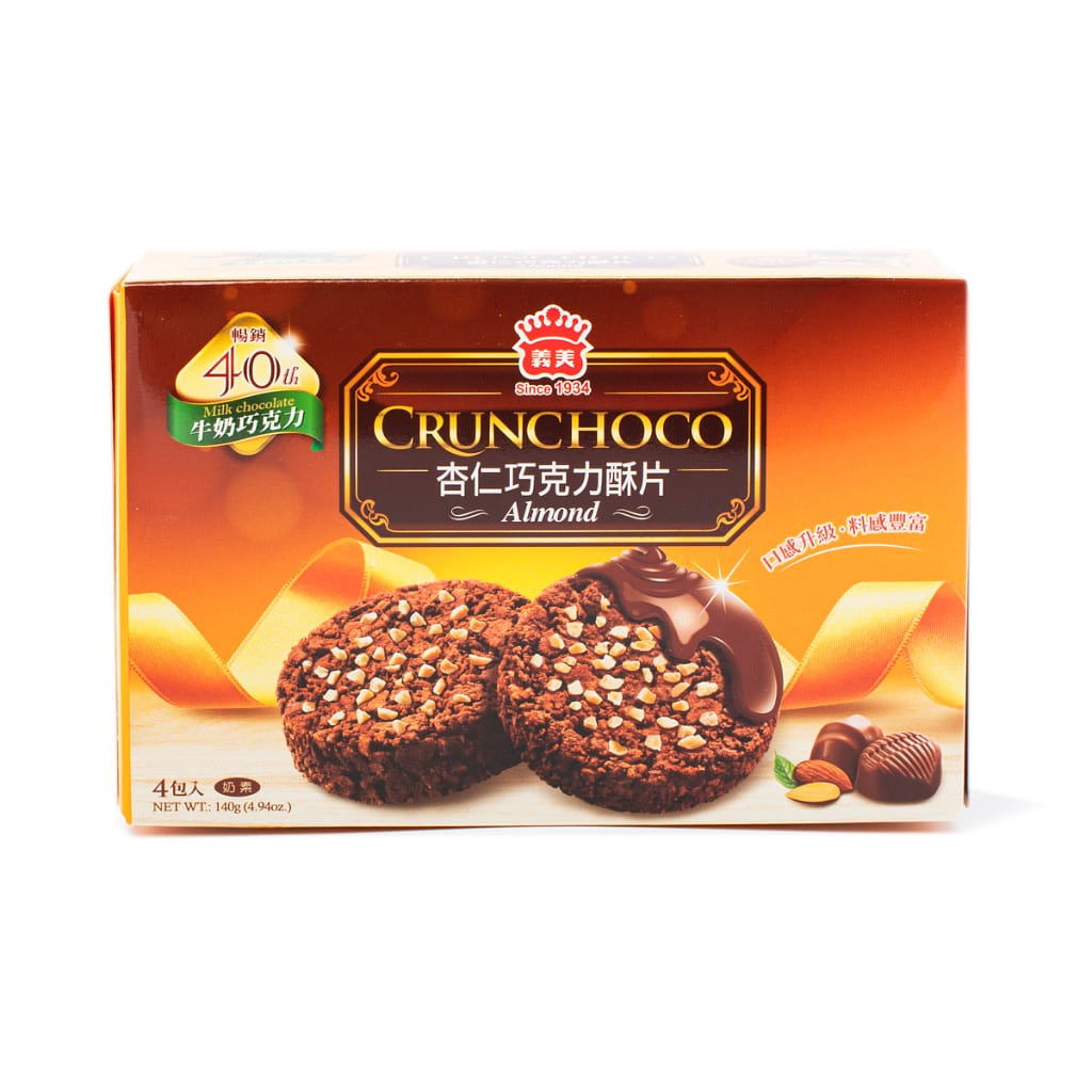 Biscoitos de Chocolate com Amêndoas Crunchoco IMEI 140 grama(s)