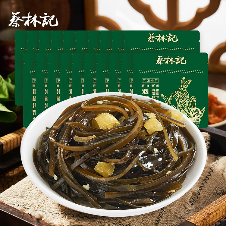 蔡林记泡椒海带丝下饭菜开袋即食小包装30g*20包