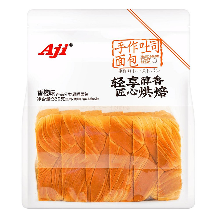 Aji 手作吐司面包 香橙味 330g