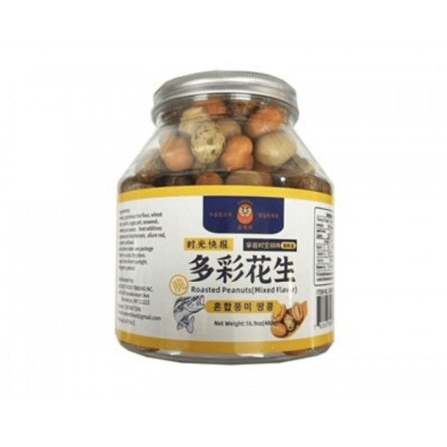 DARUMA Colorful Fish Skin Peanuts 500g 1 each