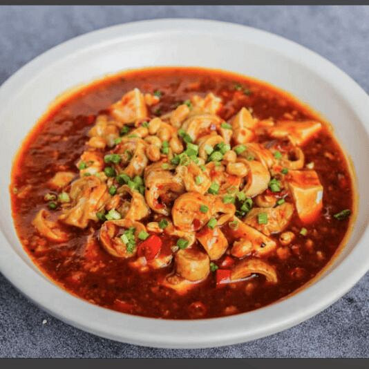 pork intestine with soft tofu