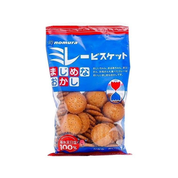 NOMURA Millet Nature Salt Original Flavor Biscuit 120g 1 pack 1 each