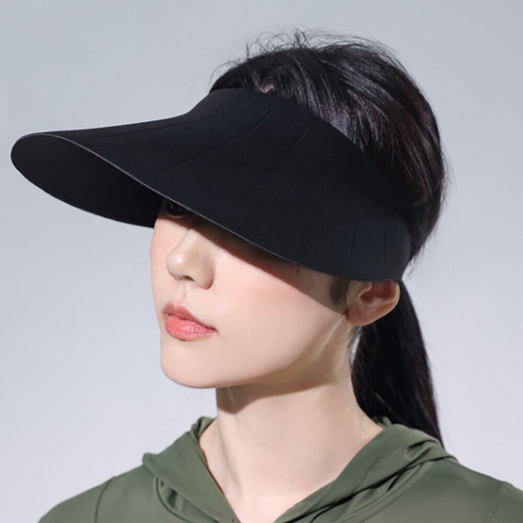 NEEDS UV CUT可折叠轻盈无感空顶帽 黑色