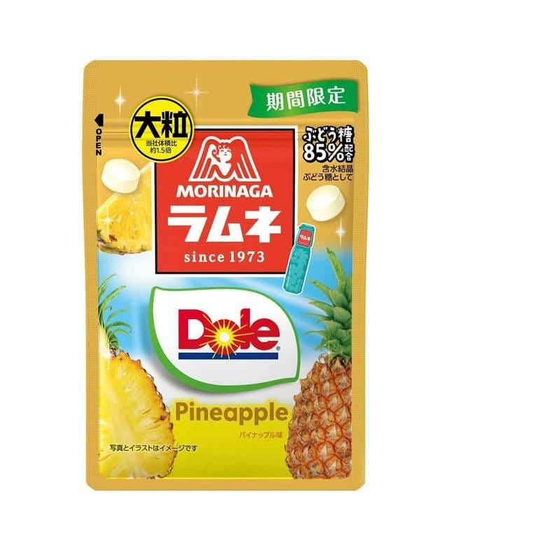 Morinaga Dole Ramune Candy Pineapple Flavor 27g 1 pack