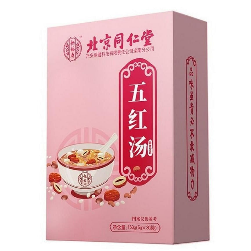 Beijing Tong Ren Tang Qi and blood nourishing nutrition five red soup 150g/box 150 g