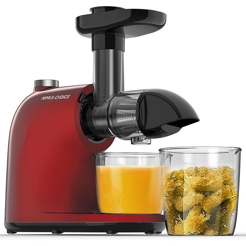 Slow Masticating Juicer Machine, Red 1 count