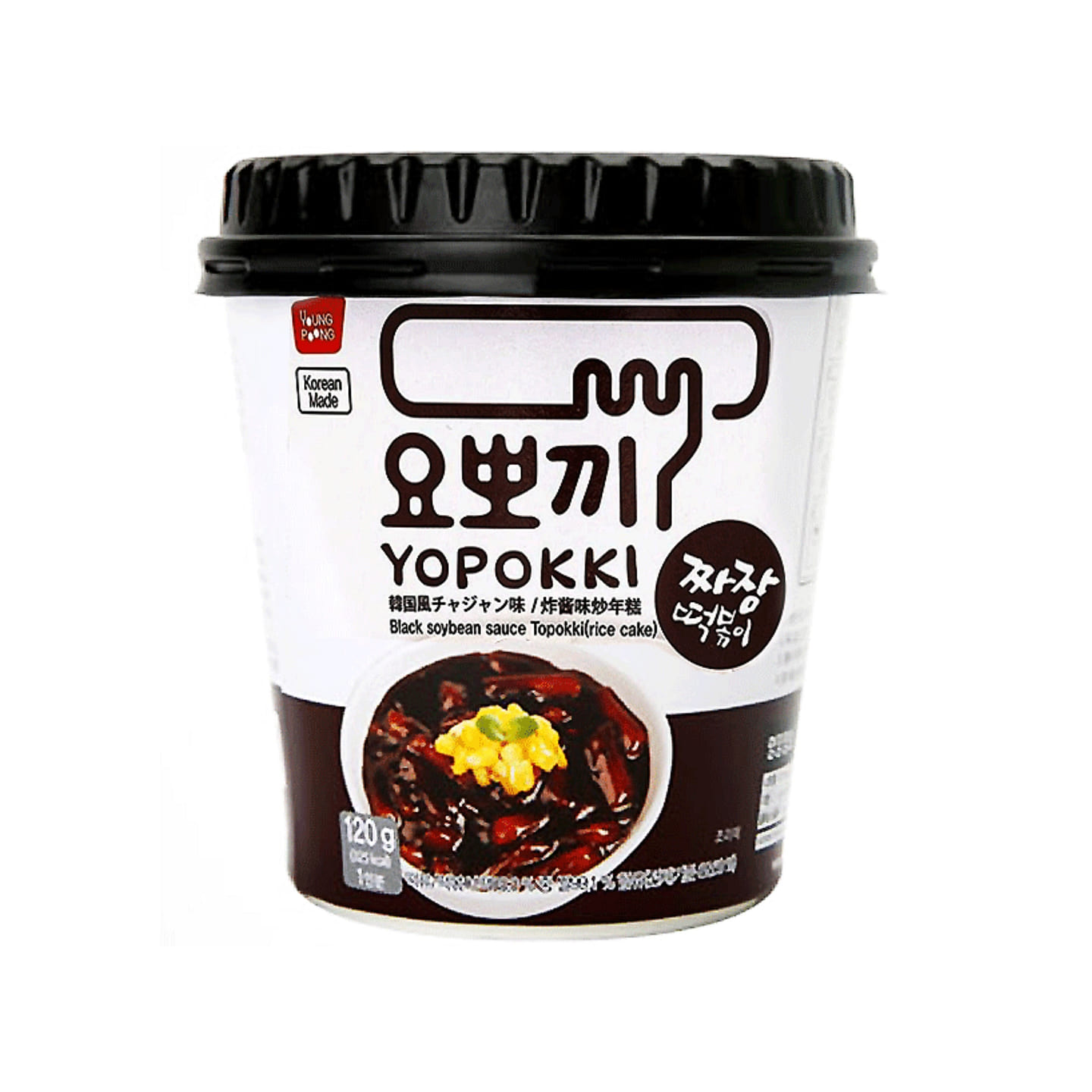 Yopokki Jja Jjang Topokki Rice Cake Cup (Korea) 1 each