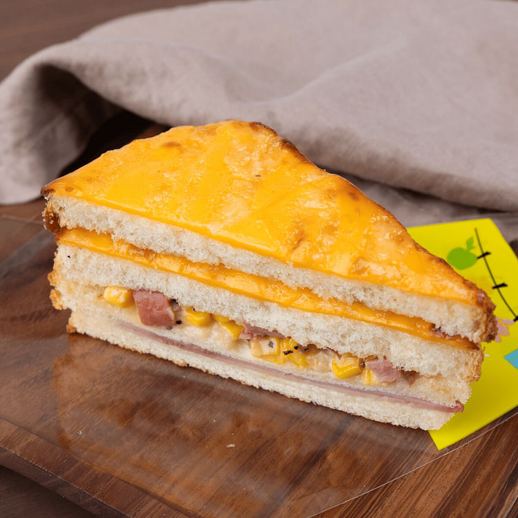 Roasted Corn Ham Cheese Sandwich