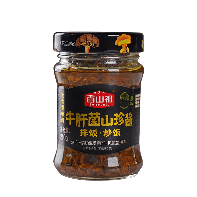 百山祖 牛肝菌山珍酱 210g*1瓶 210 克