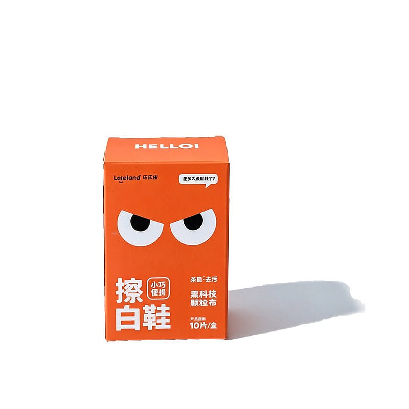 Leleland White Shoe Cleaning Wipes #Orange Citrus 1 box