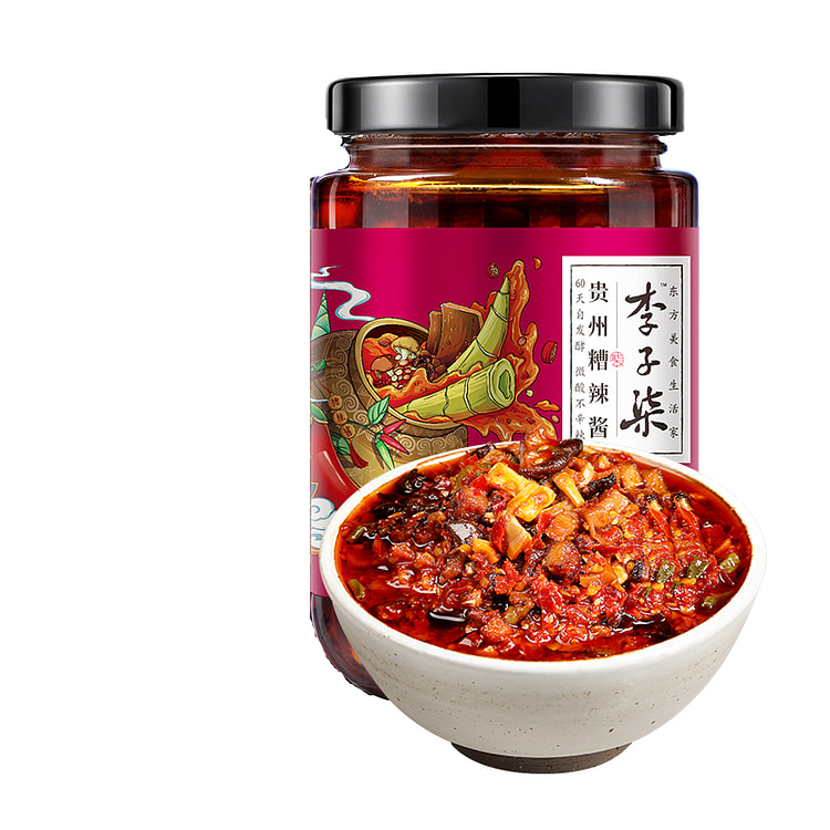 李子糟辣酱辣椒酱拌饭酱酸辣调味酱230g*1瓶