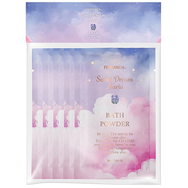 FERNANDA Limited Fragrance Bath Powder 5-Piece Set (Sweet Dream Maria)