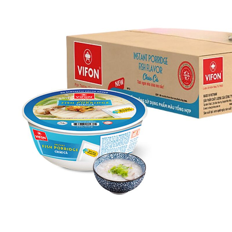 Vifon 鱼粥（杯装）（一箱）