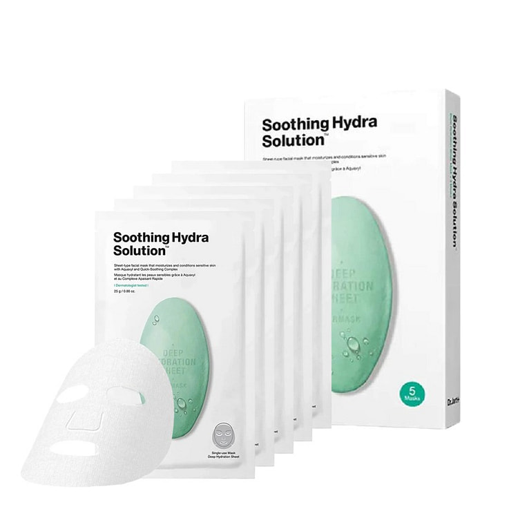 蒂佳婷 绿药丸水动力舒缓补水面膜 平衡水油 5片入 1 份