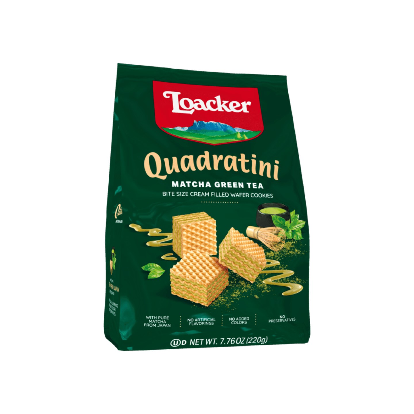 Loacker Wafer Matcha 220g 1 each