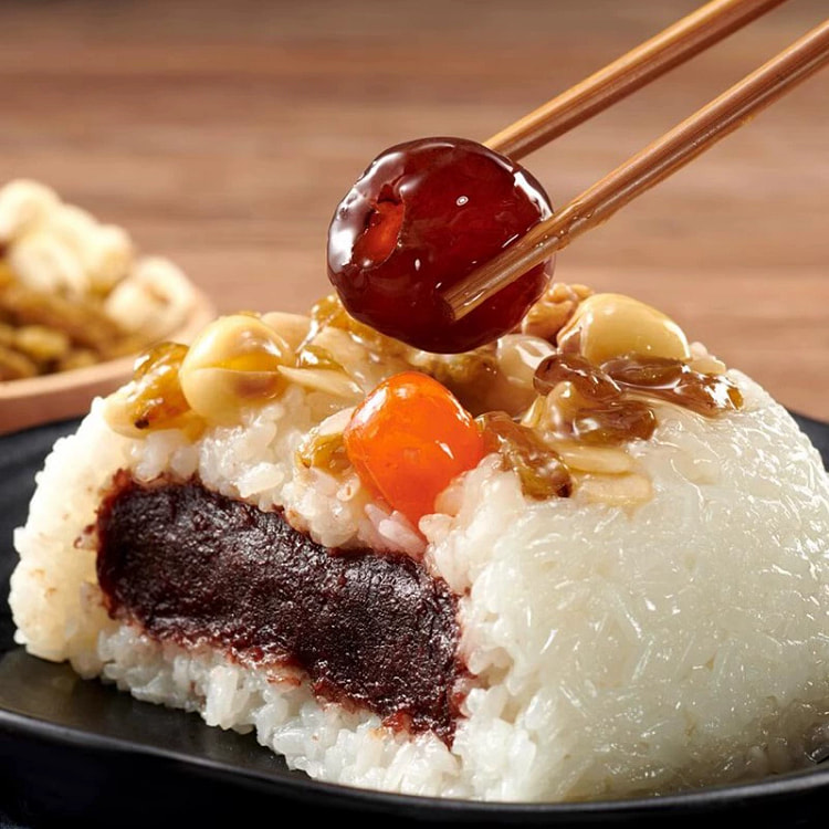 五芳斋 八宝饭糯米饭豆沙 甜米饭团年年有鱼余 白糯豆沙八宝饭390g*1碗