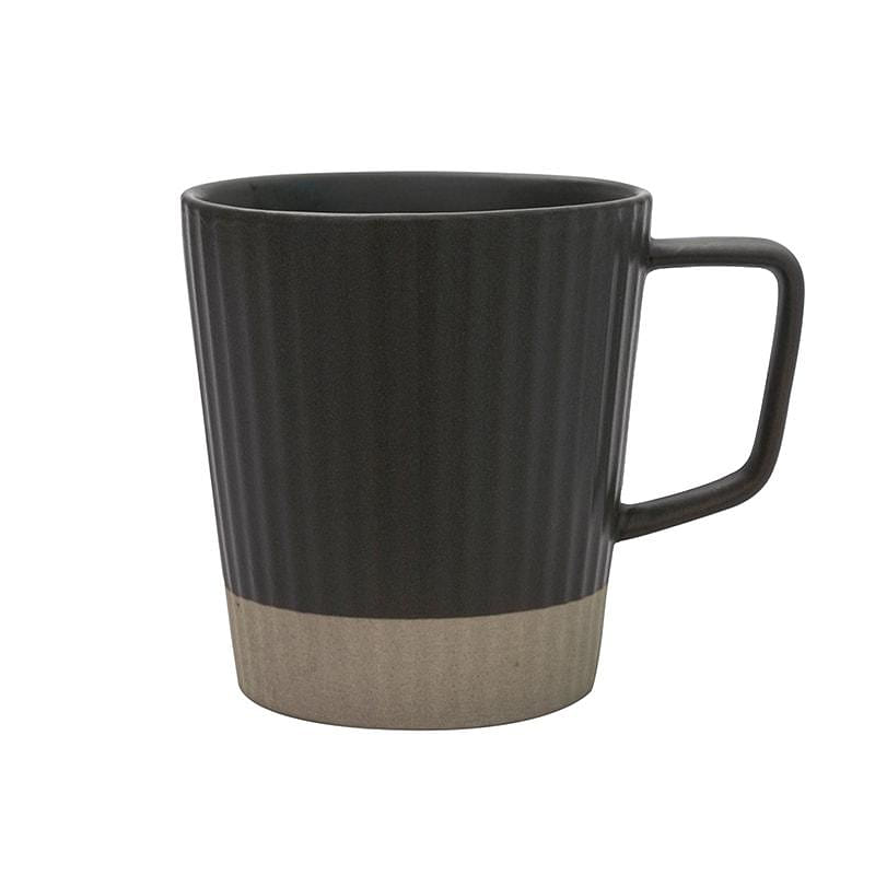NESTLADY Ceramic Mug (Dark Grey) 1 count
