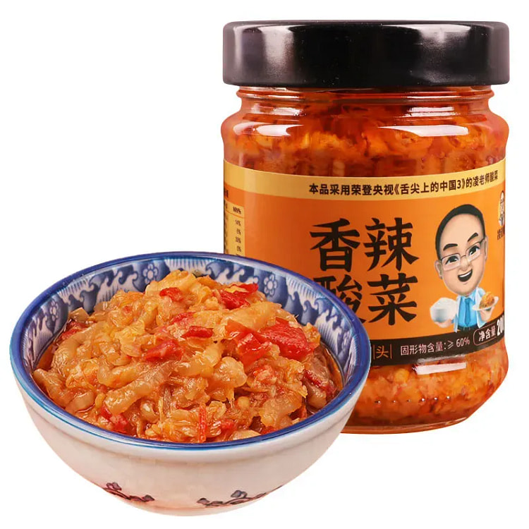 凌老师下饭菜香辣酸菜开胃菜拌面拌饭酱200g 200 克