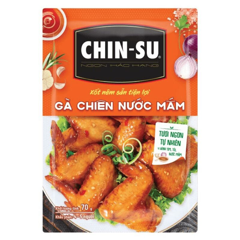 Chinsu Fried Chicken With Fish Seasoning Sauce 70g 1 each