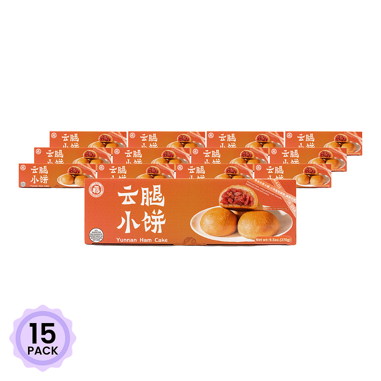 五福 云腿小饼 原味 6枚 270 克*15 包