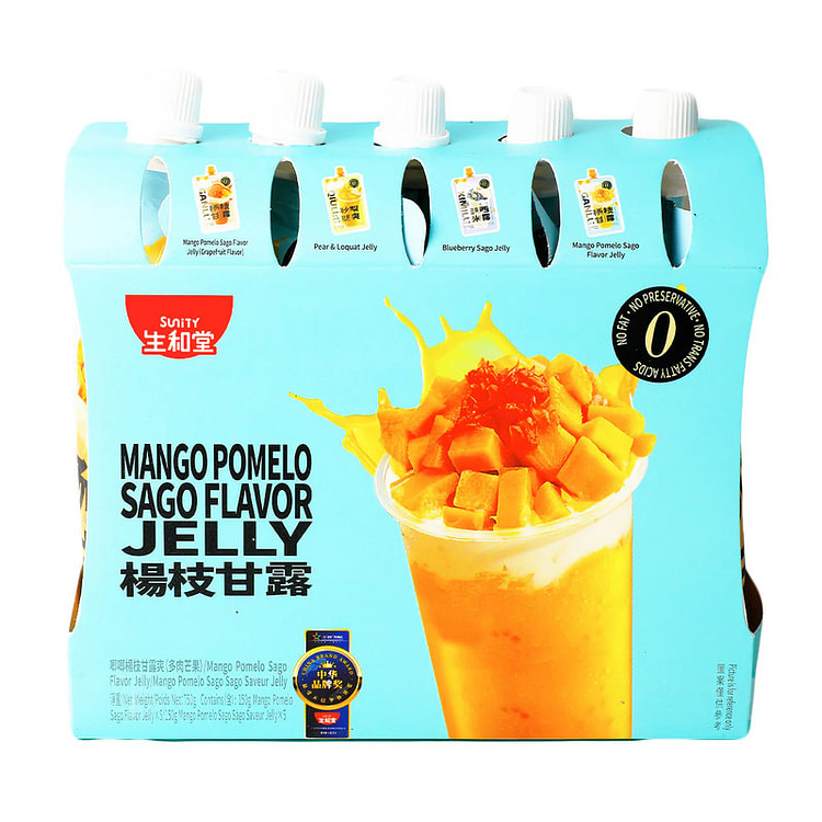 Sunity Pomelo Mango Sago Flavor Jelly 150g