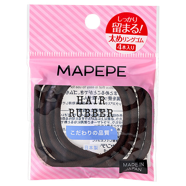 Chantilly Mapepe Hair Tie Standard Brown 4p 1 count