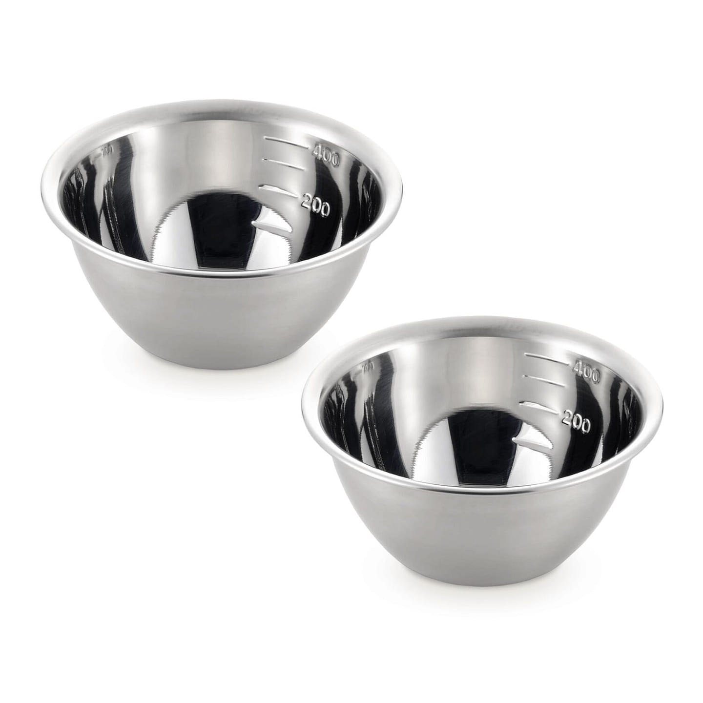 Yoshikawa Stainless Steel Mixing Bowl (Set of 2) 1 each