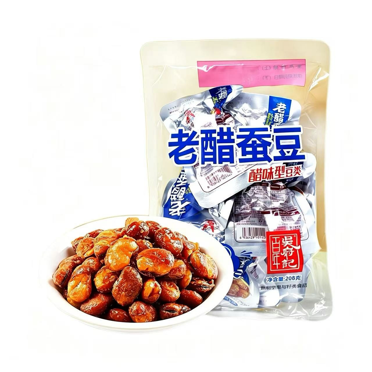 Wu’s Century-Old Original Vinegar Broad Beans 208g 1 pack