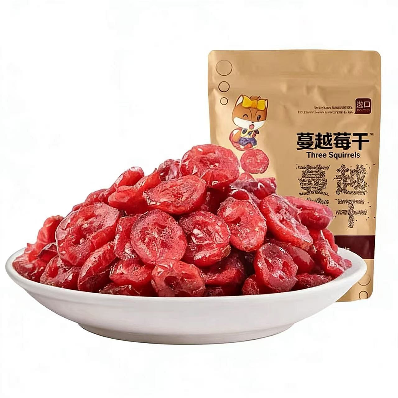 【三只松鼠】蔓越莓干1袋 100 克