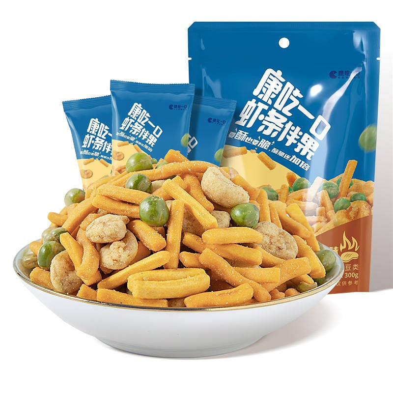 Take a bite of shrimp strips with the smell of fruit barbe 300 g