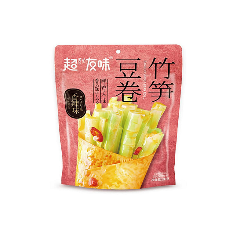 超友味竹笋豆卷（香辣味）100 克 1 包