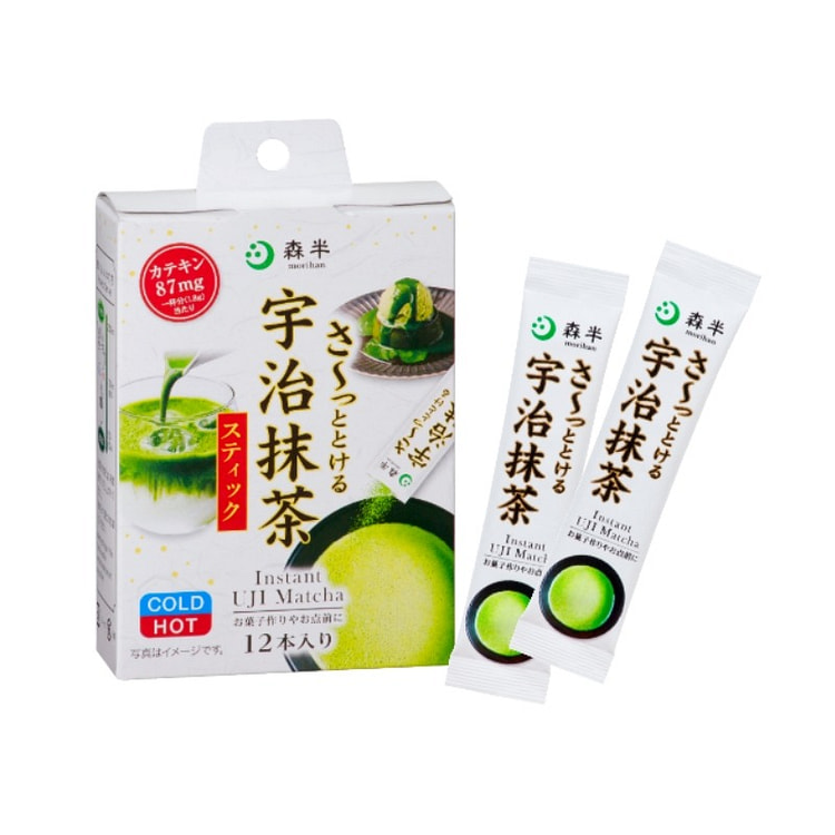 森半 速溶宇治抹茶 12支