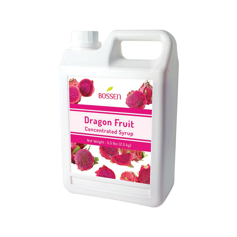 Bossen Dragon Fruit Syrup 5.5 lb Bottle 5.5 lb