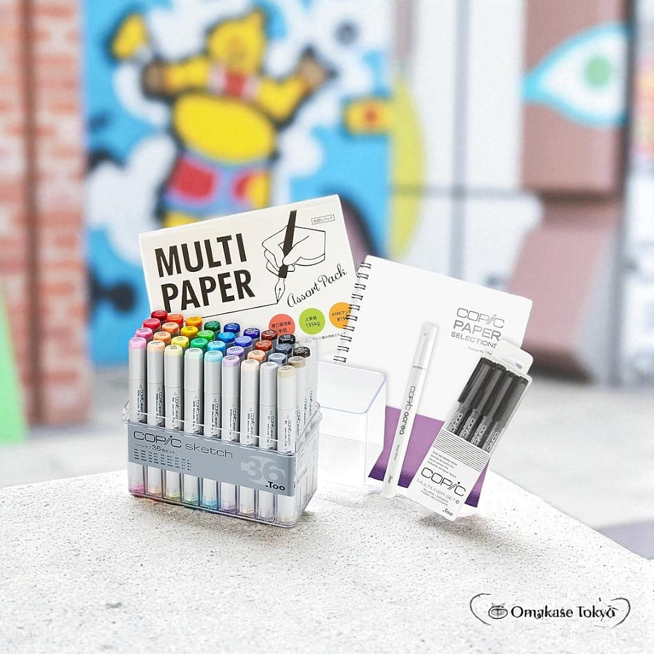 Copic Sketch Basic Box 36 Colors 1250 g