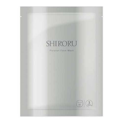 SHIRORU Pururun Face Mask Premium 1 sheet 1 each