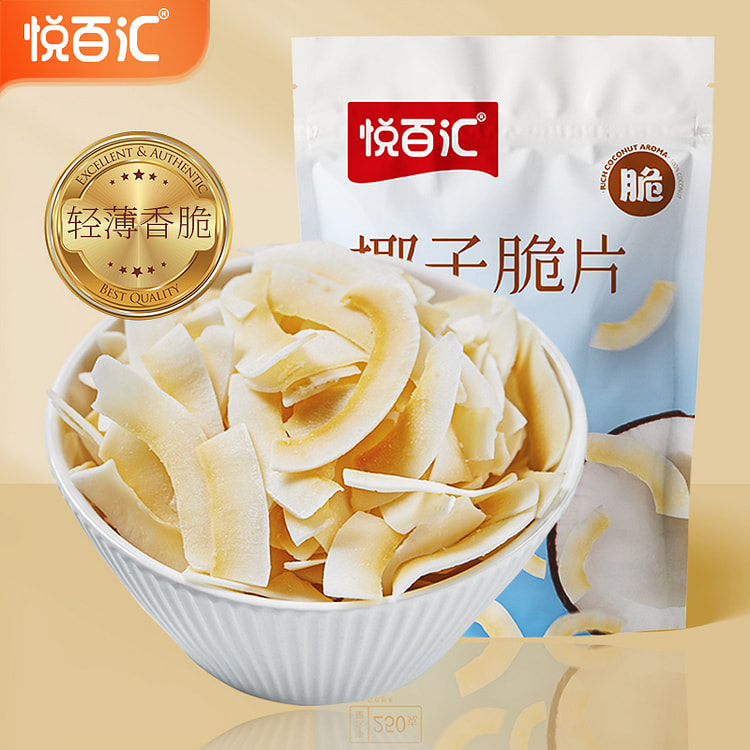 悦百汇椰子脆片250g*1袋装 250 克
