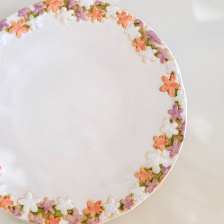Seto ware 24cm Touji Plate(Gift Box) White