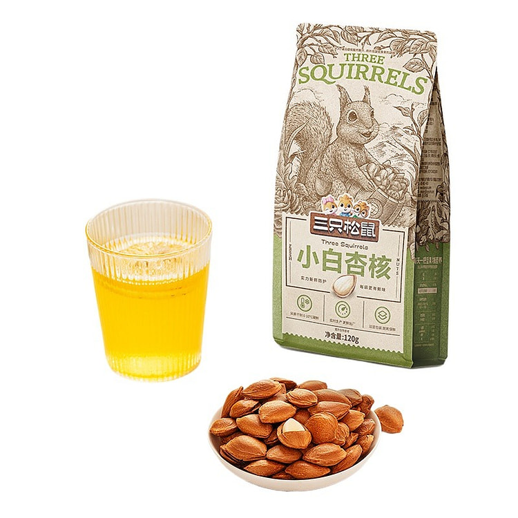 三只松鼠小白杏零食120g*1袋