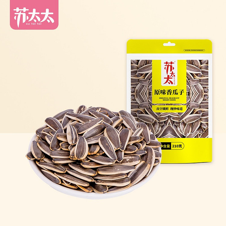 苏太太原味香瓜子（210g） 1 包