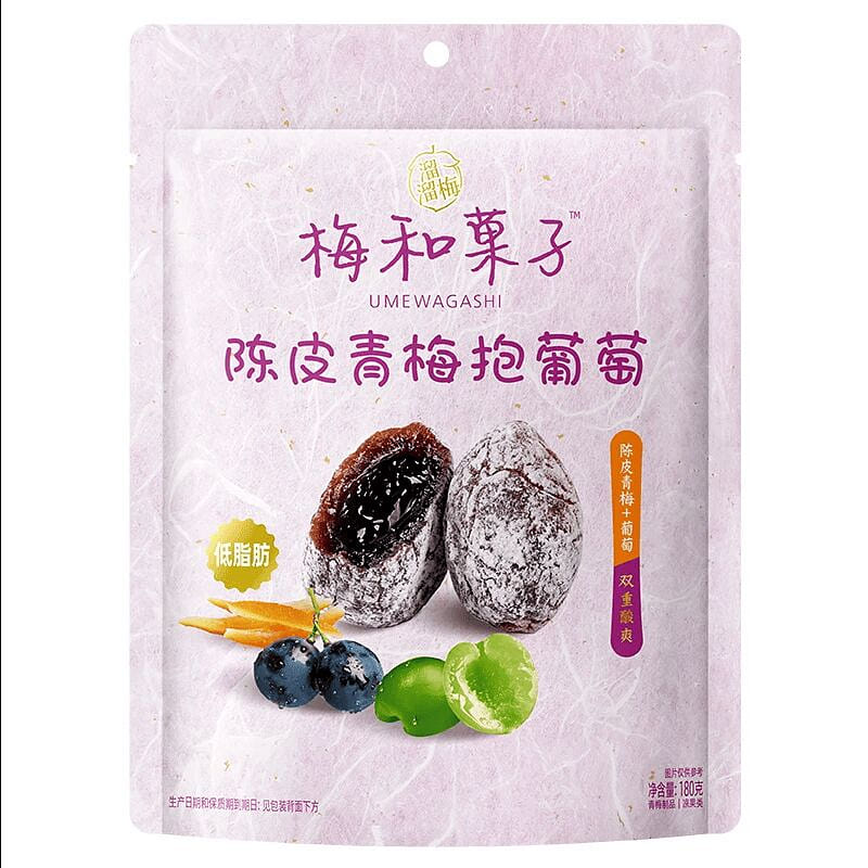 Liuliu Mei Chenpi Qingmei Hug Grape 180g 180 g
