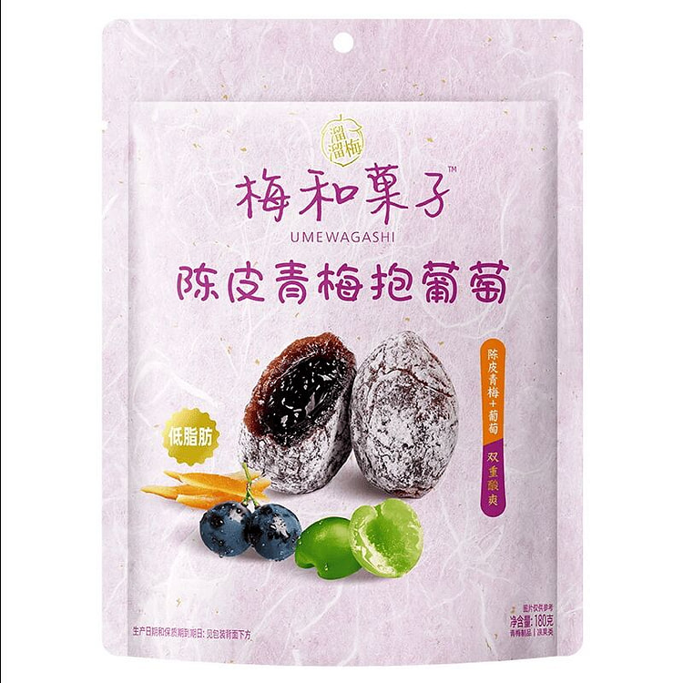 Liuliu Mei Chenpi Qingmei Hug Grape 180g 180 g