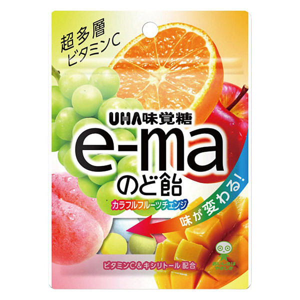 UHA ema Fruit Throat Candy 50g 1 each
