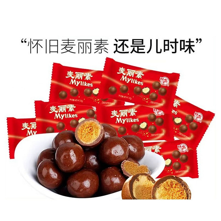 梁丰 原味麦丽素 怀旧小零食 12g*30包