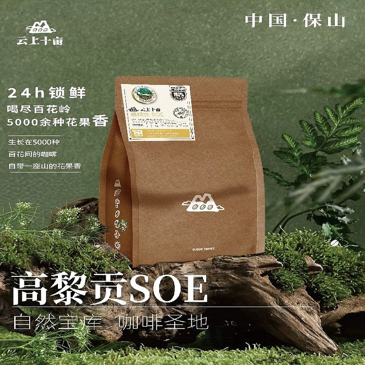 云南高黎贡SOE精品手冲意式咖啡豆香醇圆润油脂丰富 454 克