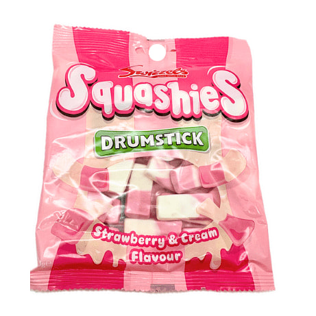 Squashies Drumstick, Strawberry and Cream Flavor