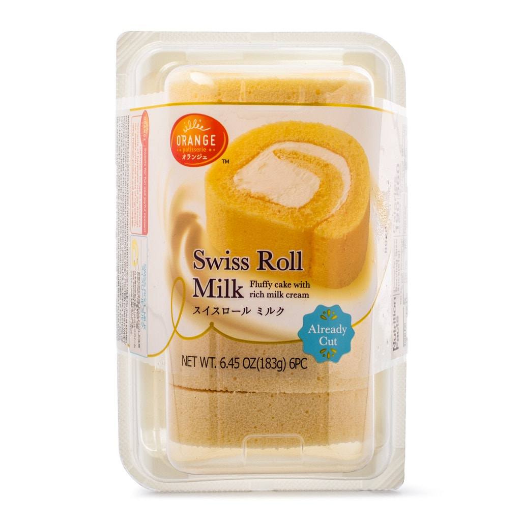 Get Orange Swiss Roll Milk 6.45 oz Delivered | Weee! Asian Market