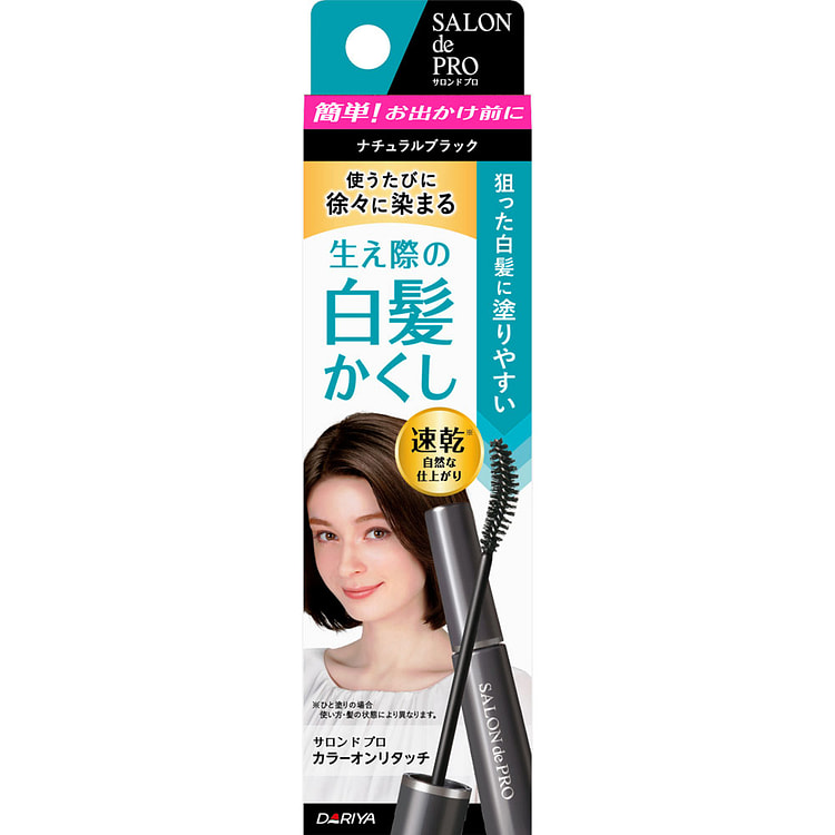 Dariya 白发用补染膏EX（睫毛膏式/自然黑）