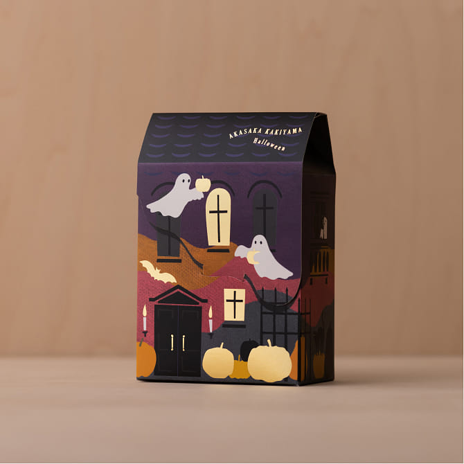 Akasaka Kakiyama Halloween Assorted RiceCracker11p 1 each