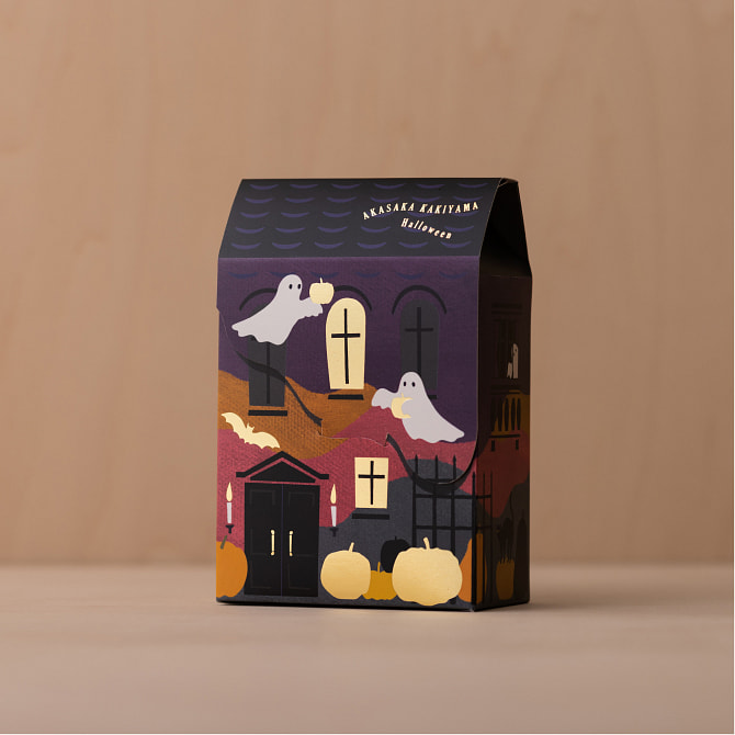 Akasaka Halloween Limited Rice Crackers 11 pieces 1 each