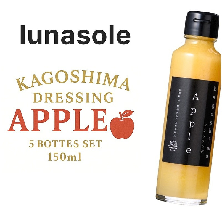 Lunasole 苹果酱 5 瓶装 150ml